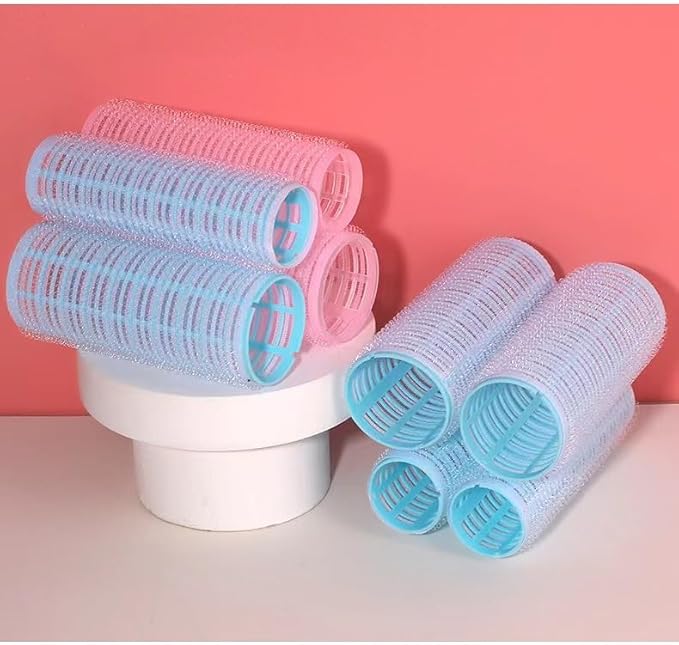 2 PCS Blue Small Size Hair Rollers Curlers Self Grip Holding Rollers Hairdressing Curlers Hair Design Sticky Cling Style For DIY Or Hair Salon,Gripping Sticky Rollers 20mm,Styling Tools & Appliances