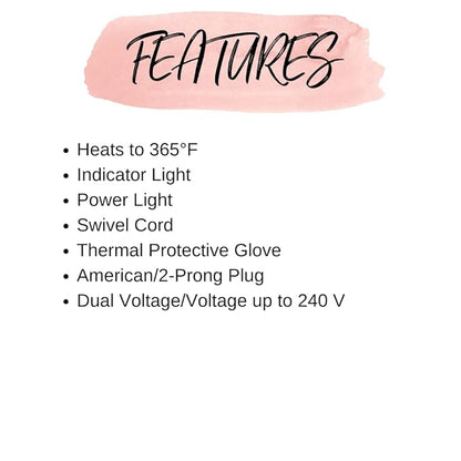 CALISTA FAUXblo Thermal Blowout Brush | Heated, Airless Round Brush | Heats to 365°F | One-Step Blowout Brush for Smooth, Shiny Hair | 3 Sizes for All Hair Types | Dual Voltage (1.25, Ruby)