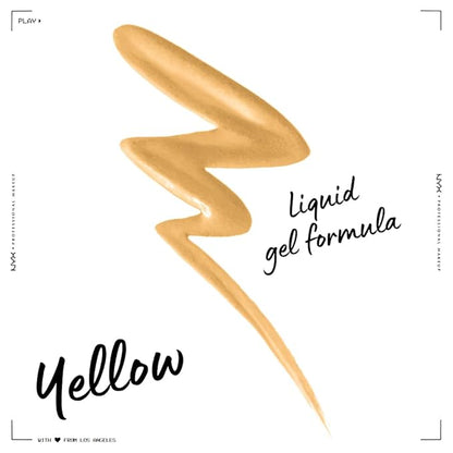 NYX PROFESSIONAL MAKEUP Epic Wear Liquid Liner, Long-Lasting Waterproof Eyeliner - Yellow