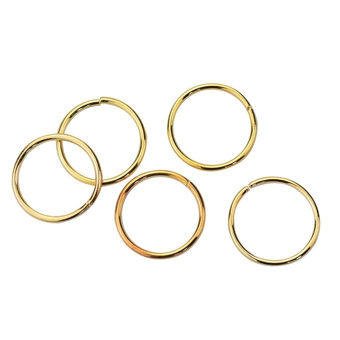 Nydotd 180 Pieces Hair Rings, Braid Rings, Loop Clips, and Hoops - 3 Colors, 2 Sizes, Women's Fashion Hip-Hop DIY Hair Clip Accessories for Dreadlocks