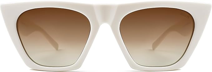 SOJOS Trendy Oversized Square Cateye Polarized Sunglasses Womens Big Frame Shades SJ2115