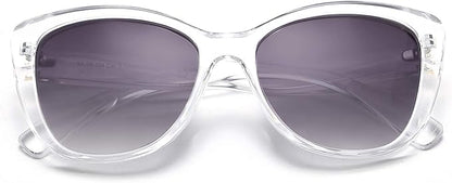 FEISEDY Polarized Vintage Sunglasses American Womens Square Jackie O Cat Eye Sunglasses B2451