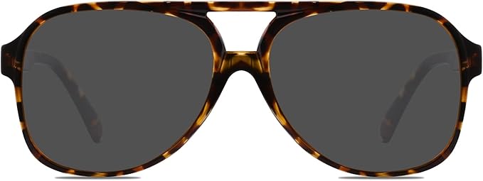 YDAOWKN Retro Aviator Sunglasses for Women Mens Large Frame Classic Vintage 70s Sun Glasses Aviators