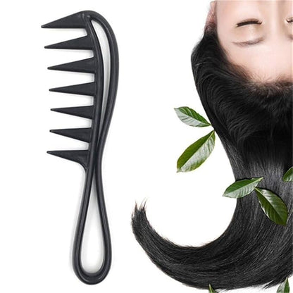 Black Large Tooth Detangle Comb Shampoo Wide Teeth Comb Hair Salon Shampoo Comb Unbreakable Styling Tools and Appliances