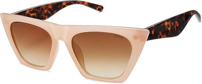 SOJOS Trendy Oversized Square Cateye Polarized Sunglasses Womens Big Frame Shades SJ2115