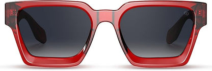 VISOONE Fashion 100% UV400 Protection Rectangle TR90 Y2K Sunglasses Accessories for Women Men RIVER