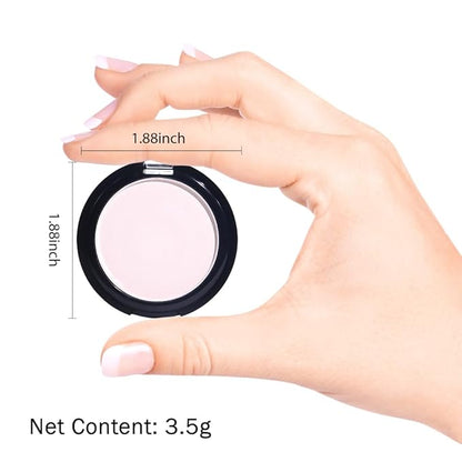 Monochrome Matte Eye Shadow Palette,Pearl Pink Neutral Nude Matte Pressed Powder Single Eyeshadow,Highly Pigmented Natural Long Lasting Naturing-Looking Eyeshadow,Talc,Paraben Vegan & Cruelty Free