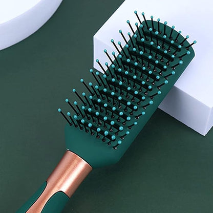 Detangling Brush Anti-Static Massage Hair Brushes Nylon Bristle Pins Blow Drying Detangler Hairbrush Styling Comb for Men and Women Adults and Kids of All Wet or Dry Hair Types Styling