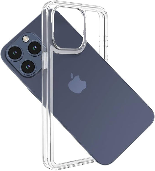 for iPhone 15 Pro Max Clear Bumper Frame No-Back Case, Slim Fit Ultra-Light Anti-Yellowing Transparent Protection Phone Cover Case 6.7" 2023