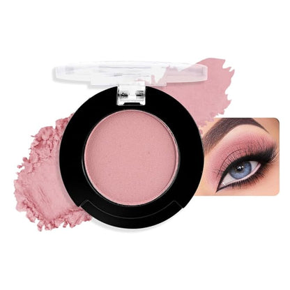 Monochrome Matte Eyeshadow Makeup Palette, Highly Pigmented Cocoa Red Color Eyeshadow Palette,Matte Pressed Powder Eye shadow Makeup,Single Vegan Eye Shadow,Daily Evening Women Girls Eyeshadow Gift13#