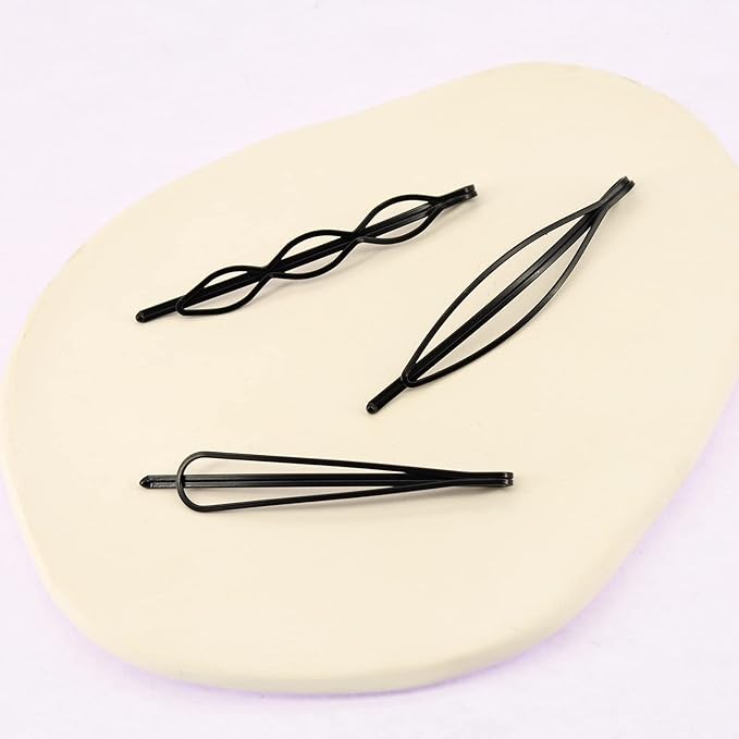 36 Pieces 2.7Inch Black Bobby Pins for Women, Black Metal Hair Clips for Girls Hair Pins