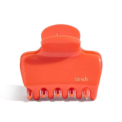 Kitsch Medium Hair Clips for Women – Strong Hold Claw Clips for Thick or Thin Hair – Recycled Plastic, Non-Slip, Durable - Cherry, 1pc