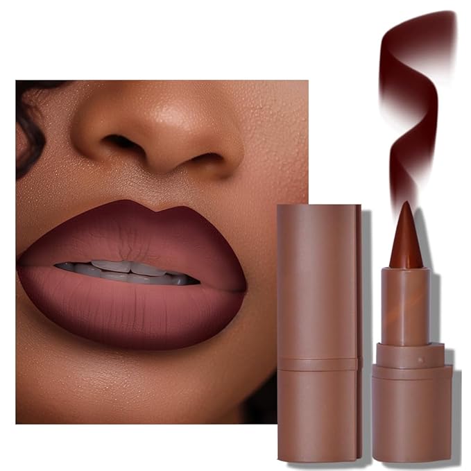 2-in-1 Gradient Lip Liner and Lipstick Lip Combo Set - Achieve Flawless Contour and Gradual Ombre Effect with Easy-to-Use Crayon Form and Cone Tip (2Pcs 07# Mulberry, 2 Count (Pack of 1))