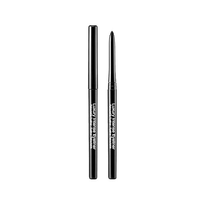 Professional Retractable Eyeliner, Luxury Intense Highly Pigmented Eye Makeup, Long-Lasting, Water-Resistant, Smudge-Proof, Smooth Gliding (3 PACK, Blackest Black)