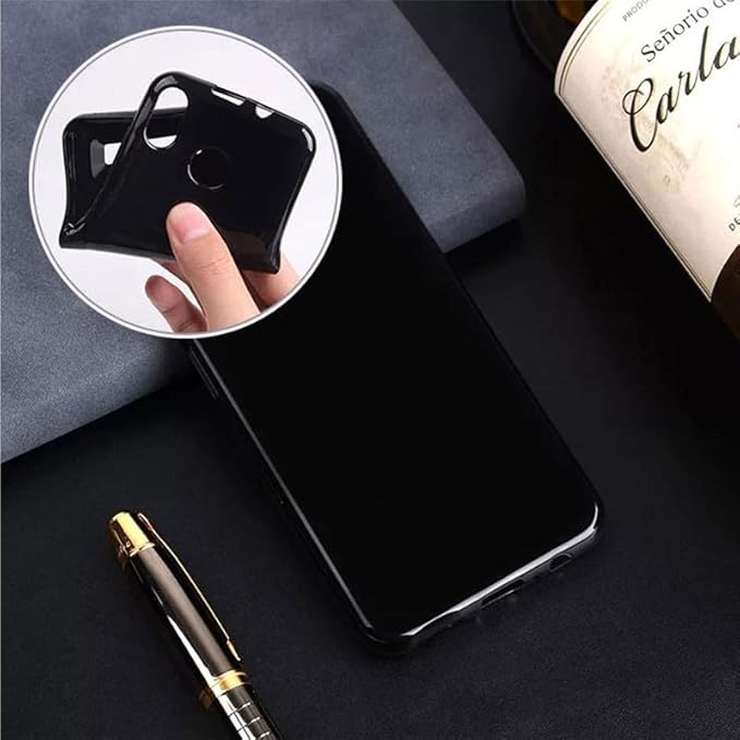 Case for Fossibot F109 5G (6.74"), Black Soft TPU Bumper Phone Case, Slim Shockproof Silicone Military Grade Drop Protective Shell for Fossibot F109 5G - Black