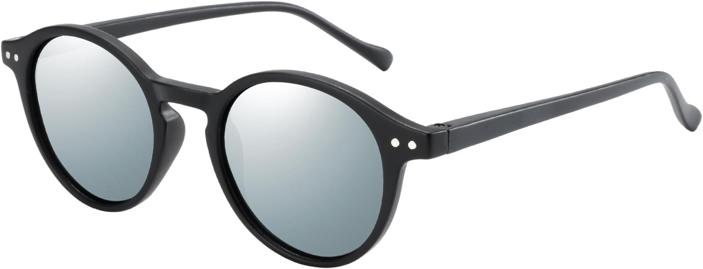 ZENOTTIC Polarized Round Sunglasses, Stylish Sunglasses for Men and Women Retro Classic, Multi-Style Selection