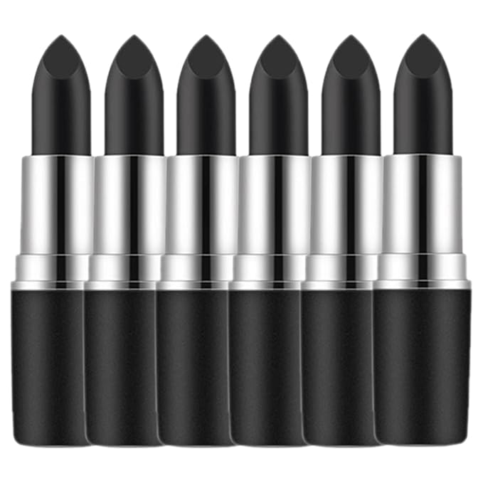 Mysense Eye Black Stick Pack, Sports Face Paint Eye Black for Football, Baseball, Softball, Lacrosse, Halloween Costume Cosplay Makeup, 6Pcs