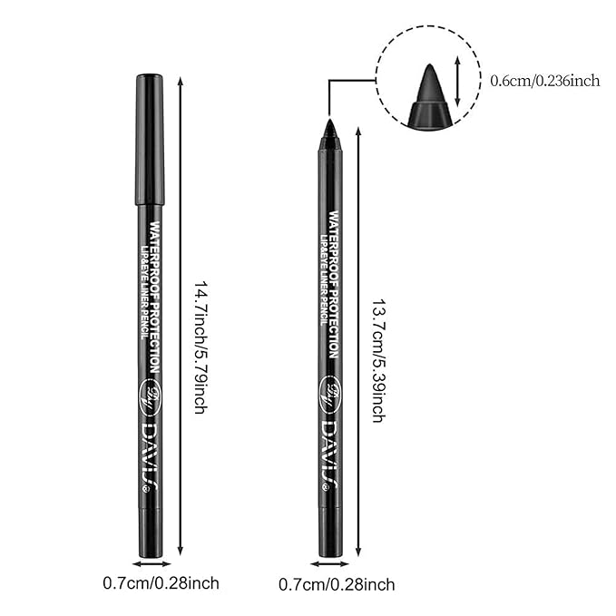 15 Colorful Eyeliner Pen Set, Eye Shadow Pencil, Pearl Eyeliner Kit Metallic Glitter Colored Eye liner for Women Eye&Lip Liner Professional Waterproof Eye Makeup