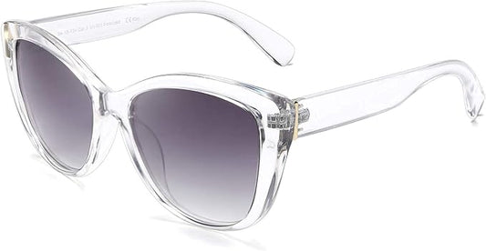 FEISEDY Polarized Vintage Sunglasses American Womens Square Jackie O Cat Eye Sunglasses B2451