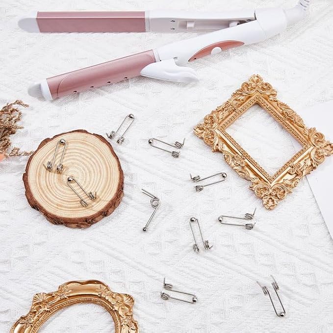 10Pcs Wire Diameter 1.2mm Curling Iron Replacement Double Return Torsion Spring Hair Curling Rod Accessories Styling Tools Appliances (Size : 24mm)