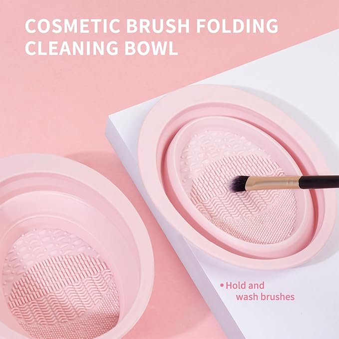 MAANGE Makeup Brushes, 41 Pcs Premium Synthetic Makeup Brush Set Contour Blush Concealers Eye Shadow Eyeliner Blending Make Up Brush Kit (Pink, 41 Piece Set)