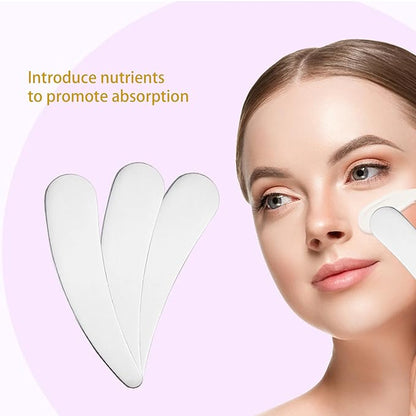 8 Pcs Mini Metal Cosmetic Spatulas,Reusable Cosmetic Cream Spatulas Spoon,Skincare Spatula Mixing and Sampling Makeup Cosmetic Beauty Tools,Practical Beauty Accessories (Silver)