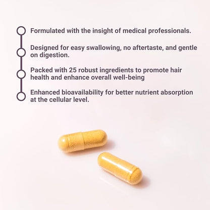 NU Standard TAKE N GO Hair Vitamins for Faster Hair Growth and Loss for Women | Collagen and Biotin Supplement | Scalp Care Treatment | Combat Hair Thinning | DHT Blockers, BioPerine | 30-Day Supply