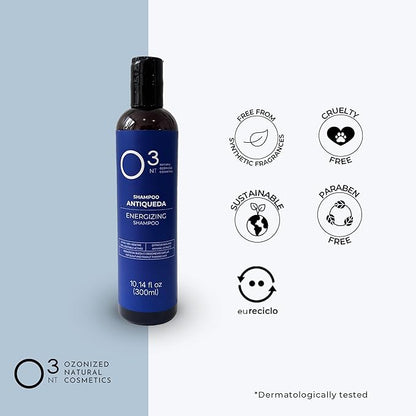 Energizing Shampoo - High-Performance Natural Treatment - Energizing Shampoo for Scalp and Fragile Thinning Hair - Shampoo 10.14 Fl Oz