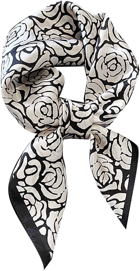 100% Pure Mulberry Silk Scarfs 26"x26" Square Scarf Women Neckerchief Headscarf hair scarf bandana Gift Packed