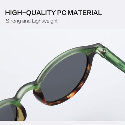 ZENOTTIC Polarized Round Sunglasses, Stylish Sunglasses for Men and Women Retro Classic, Multi-Style Selection