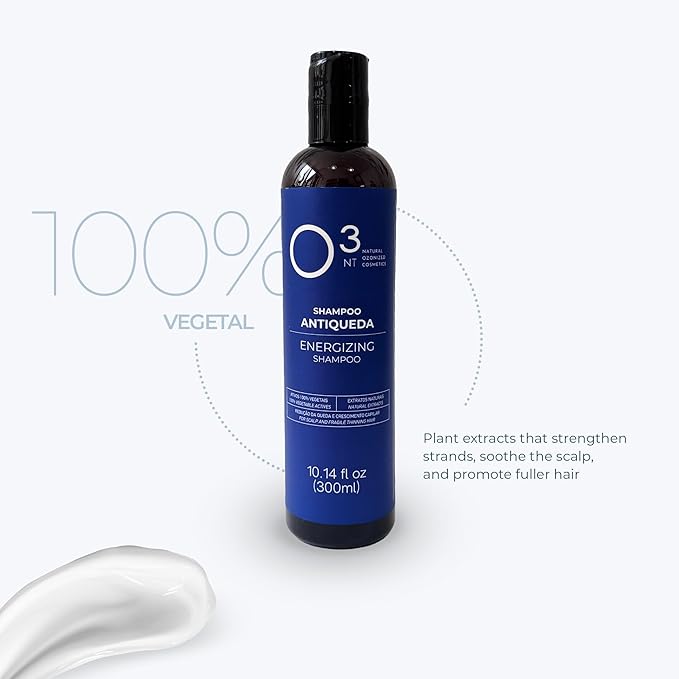 Energizing Shampoo - High-Performance Natural Treatment - Energizing Shampoo for Scalp and Fragile Thinning Hair - Shampoo 10.14 Fl Oz