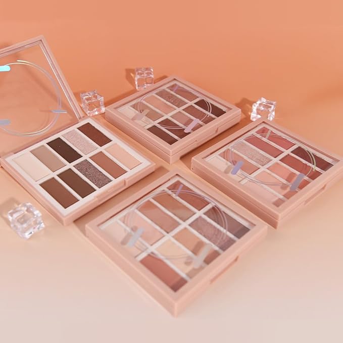 Neutral Nude Eye Shadow Palette,Matte Nude Pink Light Color Cream Eyeshadow Palette,make up pallets for women Highly Pigmented Natural Eyeshadow for Eyes Long Lasting Naturing-Looking,Blendable,Vegan