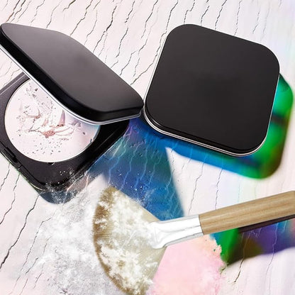 4 Pack Fan Brushes for Women Face Soft Bristle Highlighting Blush Brush with Long Handle Facial Applicator Brushes Face Makeup Tools for Loose Powder Highlighting Blush (2 Colors)
