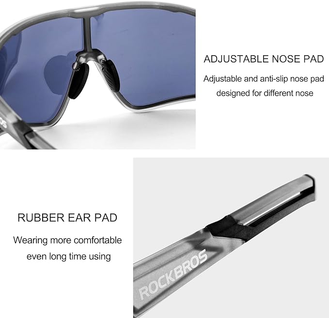 ROCKBROS Polarized Sunglasses UV Protection for Women Men Cycling Sunglasses