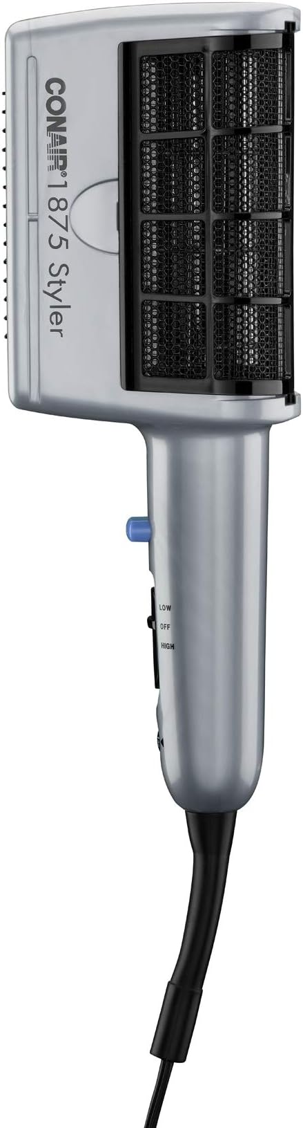 Conair 3-in-1 Styling Hair Dryer, 1875W Hair Dryer with 3 Attachments