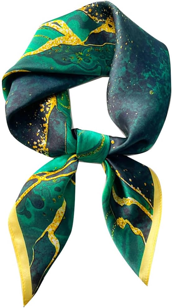 100% Pure Mulberry Silk Scarfs 26"x26" Square Scarf Women Neckerchief Headscarf hair scarf bandana Gift Packed