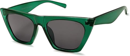 SOJOS Trendy Oversized Square Cateye Polarized Sunglasses Womens Big Frame Shades SJ2115