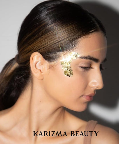 KARIZMA Metallic Glitter Pack! 4X 10g Chunky Face Glitter, Hair Glitter, Eye Glitter and Body Glitter for Women and Men. Rave Glitter, Festival Accessories and Cosmetic Glitter Makeup