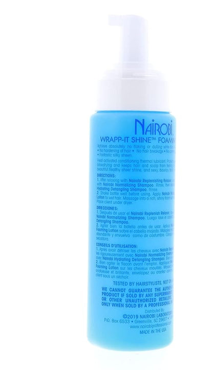 Nairobi Wrapp-It Shine Foaming Lotion 8oz (Pack of 2) by Nairobi