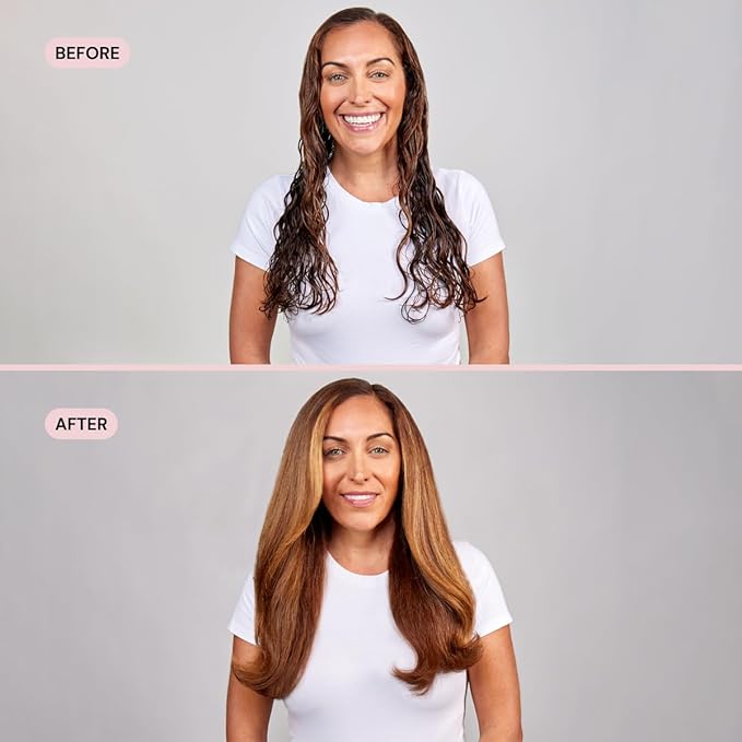 L'ANGE HAIR Soleil Professional Hair Dryer | 3 Heat Settings & 2 Airflow Settings | Cool Shot Locks-in Style | Professional Length Cord | Best Lightweight Hair for Smooth Blowouts (Blush)