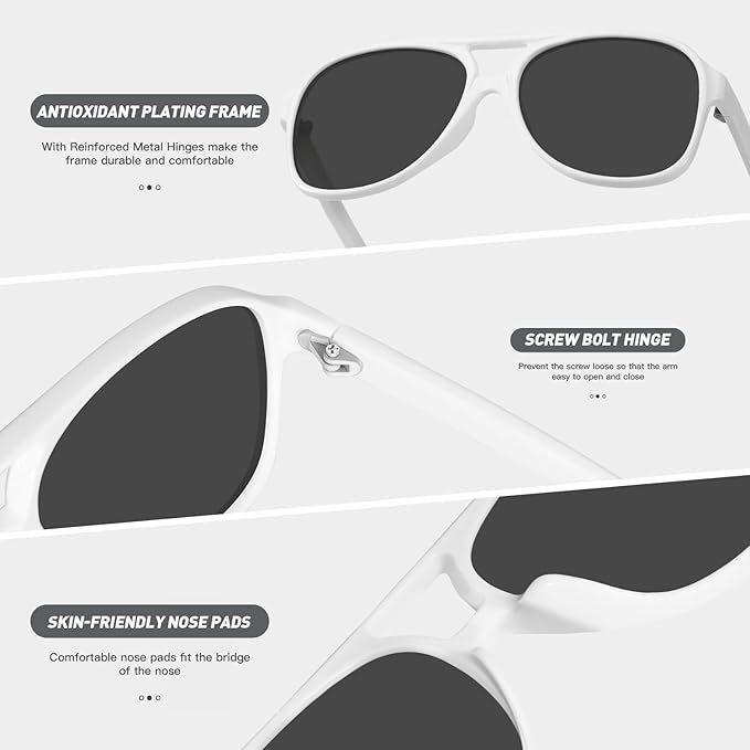 YDAOWKN Retro Aviator Sunglasses for Women Mens Large Frame Classic Vintage 70s Sun Glasses Aviators