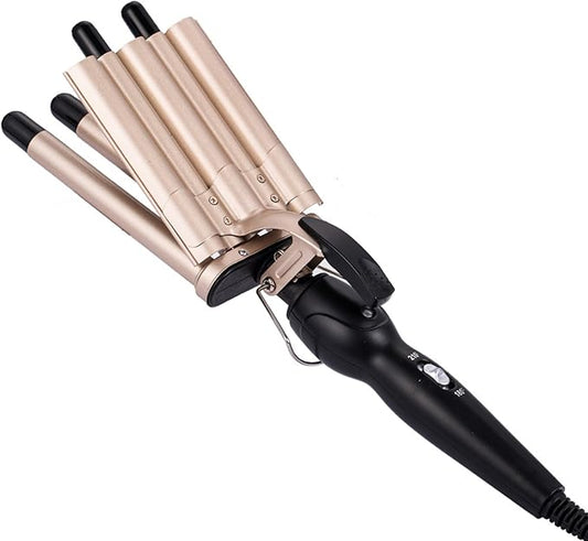 5-Barrel 15mm Egg Roll Hair Curler Hair Curling Iron Hair Waver Hair Crimper Adjustable Hair Styling Tool