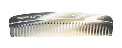 42 Horn-Inspired Hair Comb, Beige Grey, Women/Men, Small/Large, All Hair Types