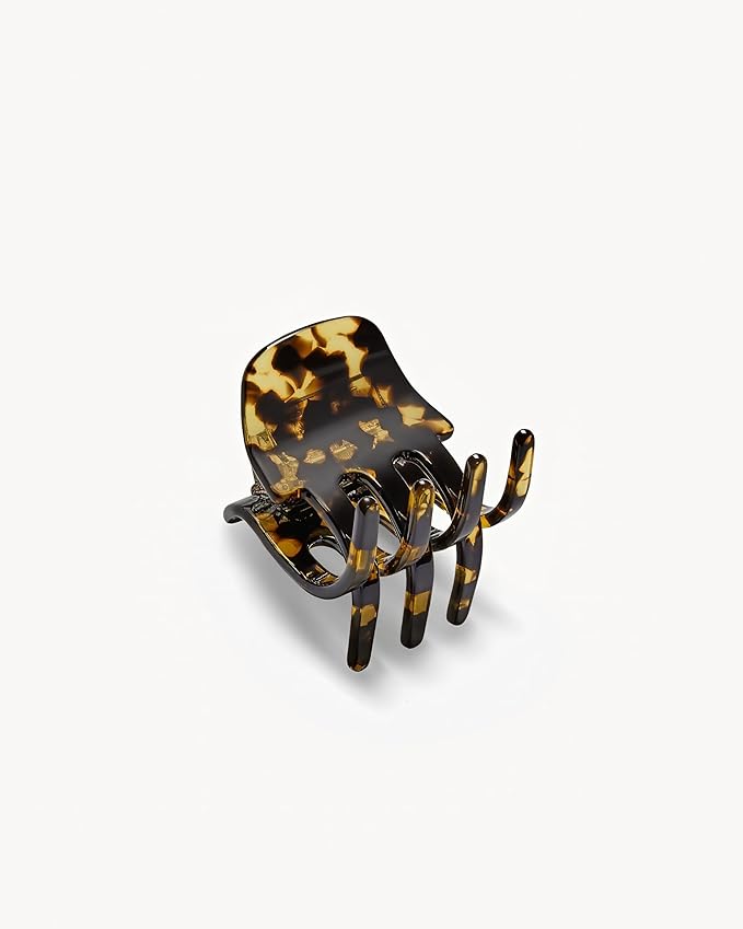 MACHETE Women Hair Clip Mini Claw Clip, 1.25 inch Hair Clamps Fashion Hair Accessories (Dark Tortoise)