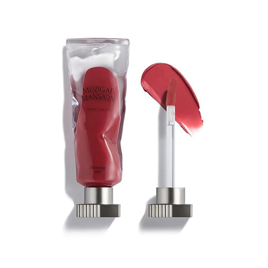 Objet Lip Stain (Unique Paint Tube Design) – Velvet Matte Tint, Long-Lasting Waterproof Lipstick, Hydrating Korean Makeup, Red & Rose Gloss, K-Beauty Tinted Lipstain (05 STUNNING)
