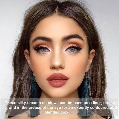 10Colors Nude Light Brown Eyeshadow Palette Makeup,Natural Neutral Highly Pigmented Eye Shadow,Naturing-Looking Long Lasting Waterproof Blendable Hypoallergenic Suitable for Beginners