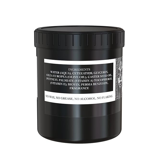 Natural Hair Gel, Organic Professional Protien-Rich Braiding/Edge Control Megahold Conditioning & Shining Jam, 16 oz