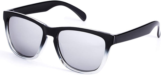 COLOSSEIN Sunglasses Womens,Classic Square Frame UV400 Mirrored Lens,Sunglasses Fit For Beach,Vacation,Driving