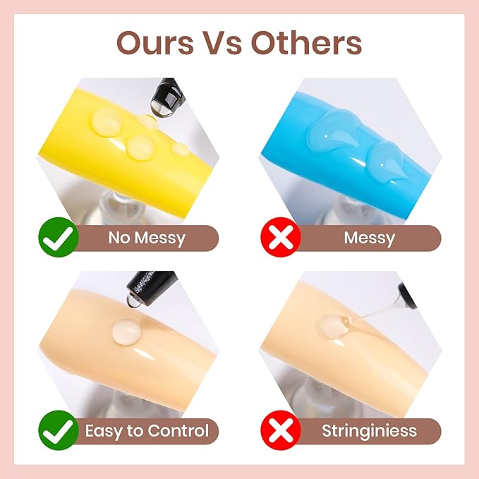 MIZHSE 3D Nail Gel Clear Nail Sculpting Gel for Nail Art 15g Molding Gel for Nails Gel Liner 5D Candy Embossed 3D Decoration Manicure Charms