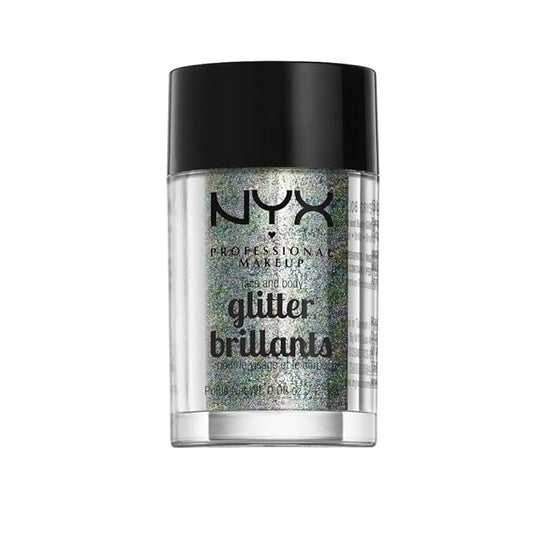 NYX PROFESSIONAL MAKEUP Face & Body Glitter, Crystal